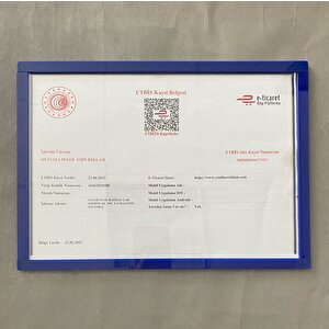 Lacivert Kurumsal A4 Çerçeve Diploma Setifika Çerçevesi