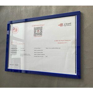 Lacivert Kurumsal A4 Çerçeve Diploma Setifika Çerçevesi