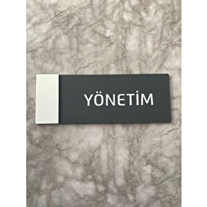 White Klasik Seri Yönetim Kapı İsimliği