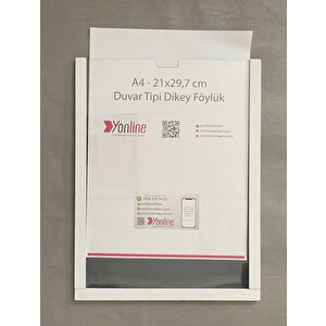 A4 Kolay Değiştirilebilir Beyaz Duvar Ve Kapı Tipi Pleksi Föylük