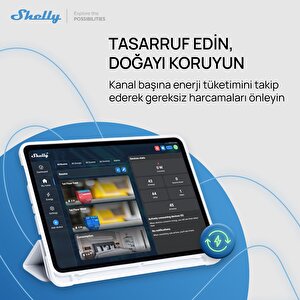 Shelly Plus 2pm Çift Kanal Enerji Ölçer Akıllı Röle