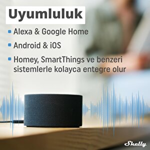 Shelly Plus 1 Wi-fi Ve Bluetooth Akıllı Röle