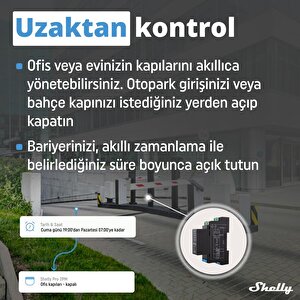 Shelly Pro 2pm Din Ray 2 Kanal Enerji Ölçer Röle