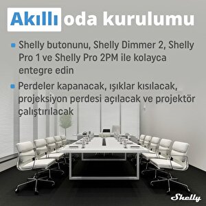Shelly Pro 2pm Din Ray 2 Kanal Enerji Ölçer Röle