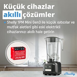 Shelly 1pm Mini Gen3 Enerji Ölçer Röle