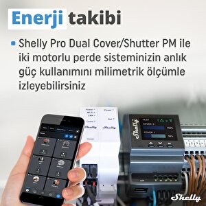 Shelly Pro Dual Çift Motorlu Panjur Kontrol Rölesi