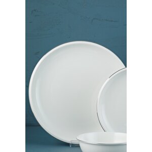 Platin Elegant 30 Parça 6 Kişilik Porselen Yemek Takımı