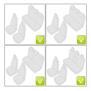 Volvo V50 Uyumlu Full Deri Oto Koltuk Kılıfı Ön Arka Set Siyah Kırmızı Exclusıve Model