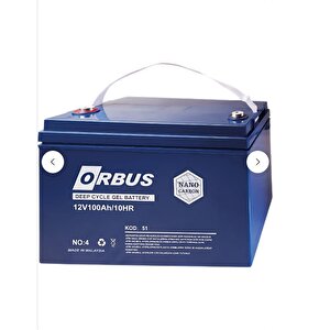 12v 100ah Deep Cycle Nano Carbon Jel Akü (üretim Tarihi:2024)