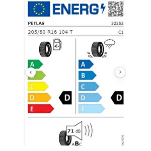 205/80 R16 Tl 104t Reinf. (m+s) Explero A/t Pt421 Suv Yaz Lastiği (üretim Tarihi:2025)