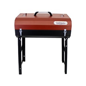 Cookout Katlanır Ayak Kilitli Barbekü Mangal-kırmızı