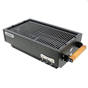 Grillmate Gm60ka Asansörlü Döküm Izgaralı Katlanır Barbekü Mangal