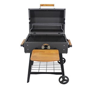 Gb60 Standlı Tekerlekli 60cm Kömürlü Barbekü Mangal