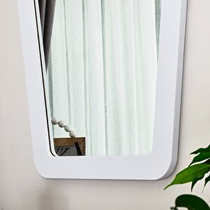 Dfn Wood Atria 90x68 Cm Dekoratif Konsol Aynası Beyaz 90x70 cm