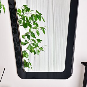 Dfn Wood Atria 100x75 Cm Cm Dekoratif Konsol Aynası Siyah 100x70 cm