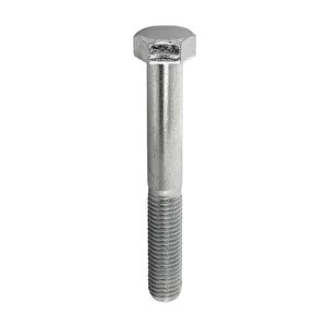 Civtec Din 931 Akb 8.8 Kalite Çelik Cıvata Beyaz Metrik 18x180 20 Adet