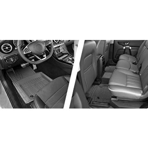 Volkswagen Tiguan Uyumlu 4d Havuzlu Paspas Kesilebilir Model Gri Sc Modern