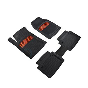 Ssanyoung Actyon Sports Uyumlu 4d Havuzlu Paspas Kesilebilir Model Kırmızı Sc Modern