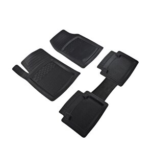 Ssanyoung Korando Sports Uyumlu 4d Havuzlu Paspas Kesilebilir Model Siyah Sc Modern
