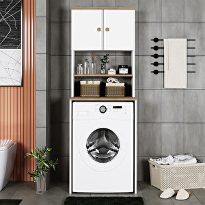 Nazar Dolaplı, Kapaklı, Çok Amaçlı Dolap, Çamaşır Makinesi Dolabı Nzr02