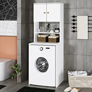 Nazar Dolaplı, Kapaklı, Çok Amaçlı Dolap, Çamaşır Makinesi Dolabı Nzr01