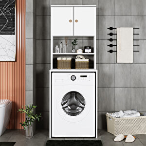 Nazar Dolaplı, Kapaklı, Çok Amaçlı Dolap, Çamaşır Makinesi Dolabı Nzr01