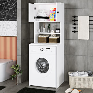 Nazar Dolaplı, Kapaklı, Çok Amaçlı Dolap, Çamaşır Makinesi Dolabı Nzr01
