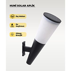 8w Huni Solar Duvar Aplik - Gün Işığı