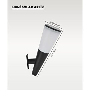 8w Huni Solar Duvar Aplik - Gün Işığı
