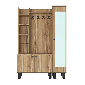Evin-1-3 Bohem Ayaklı Aynalı Ayakkabılık Portmanto Vestiyer Evn04