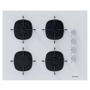 2'li Ikili Beyaz Cam Ankastre Set Cs5665w01 65cm Ocak - Bo6501w01 Turbo
