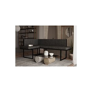 Papatya Köşe Takimi Gri̇ (mutfak,bahçe,balkon,oturma Odasi) Gri