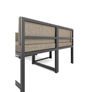 Ceylin 4'lü Koltuk Takımı Kahve (mutfak,bahçe,balkon,oturma Odasi)