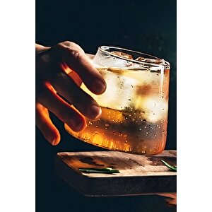Mithra Life Isı Dayanıklı 400 Ml Kahve Meşrubat Viski Kokteyl Sunum Bardağı Mit1144
