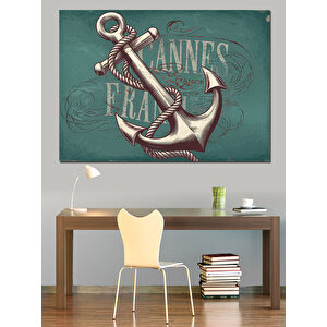 Çapalı Yazılı Vintage Poster Dekoratif Kanvas - Mdf Ahşap Tablo 25x35 cm