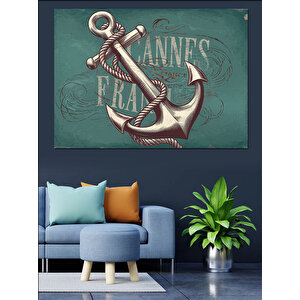 Çapalı Yazılı Vintage Poster Dekoratif Kanvas - Mdf Ahşap Tablo