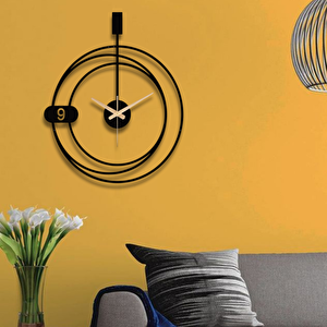 Mi̇ni̇mal Çember Metal Duvar Saati̇