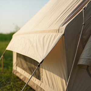 Yek Outdoor 6 Kişilik 4 Mevsim Pompalı Ve Soba Çıkışlı Şişme Çadır 300x210x200cm