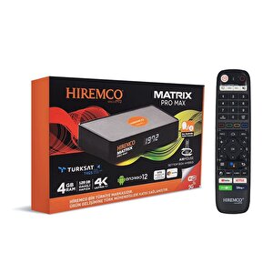Matrix Pro Max 4k 128gb Android 12 Uydu alıcısı