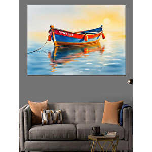 Küçük Renkli Sandal Dekoratif Kanvas - Mdf Ahşap Tablo 70x100 cm