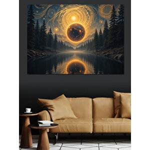 Mistisizm Ve Doğa Dekoratif Kanvas - Mdf Ahşap Tablo 50x70 cm