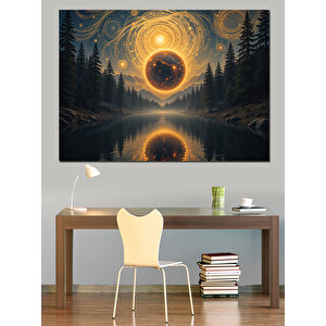 Mistisizm Ve Doğa Dekoratif Kanvas - Mdf Ahşap Tablo