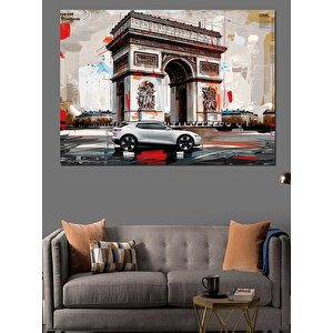 Zafer Takı Ve Araba Dekoratif Kanvas - Mdf Ahşap Tablo 25x35 cm