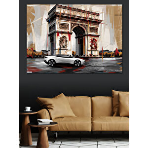 Zafer Takı Ve Araba Dekoratif Kanvas - Mdf Ahşap Tablo 70x100 cm