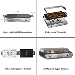 Dexart Dt-06 Perfectsear Table Bbq Elektrikli Izgara