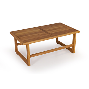 Liverno Masif Ahşap İroko Ağacı Oturma Grubu Bahçe Balkon Koltuk Takımı 3+1+1+ Masa