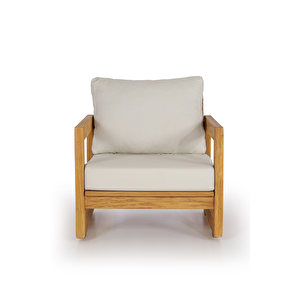 Liverno Masif Ahşap İroko Ağacı Oturma Grubu Bahçe Balkon Koltuk Takımı 3+1+1+ Masa