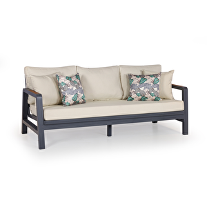 Madera Alüminyum Bahçe Balkon Oturma Grubu 3+1+1+masa