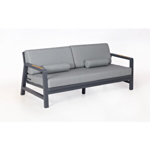 Madera Alüminyum Bahçe Balkon Oturma Grubu 3+1+1+masa