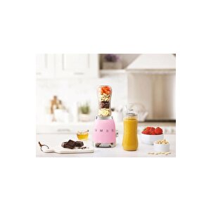 Smeg 50's Style Pembe Kişisel Smoothie Blender Tritan Renew